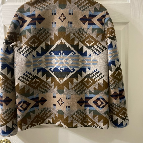 PENDLETON SILVERTON JOURNEY WEST SHEARLING BLANKET COAT Men SMALL, Women MEDIUM - Picture 8 of 9